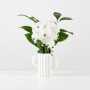 Ваза для цветов декоративная 11 см DH-FLOWERS-02 WHITE