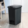 Відро для сміття з кришкою та педаллю BIN-01 30L ANTHRACITE