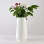 Ваза для цветов декоративная 30 см DH-FLOWERS-03 WHITE