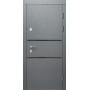 Вхідні двері Грація (Комфорт) Redfort антрацит / білий супермат