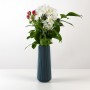 Ваза для квітів декоративна 23 см MVM DH-FLOWERS-05 DARK BLUE