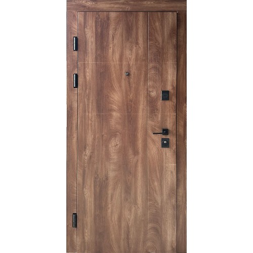 Двері вхідні Токіо (Комфорт) Redfort зріз дерева коньячний