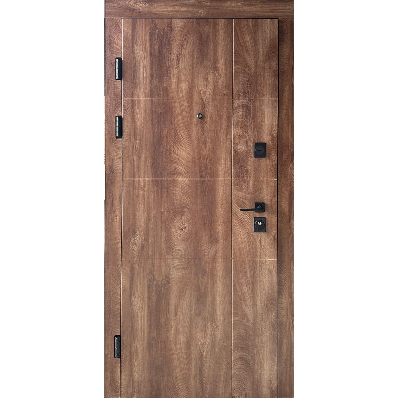 Двери входные Токио (Комфорт) Redfort срез дерева коньячный