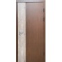 Двери входные Соната (Акцент) Redfort дуб бронзовый + дуб пепельный (сублимация) / срез дерева коньячный