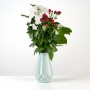 Ваза для квітів декоративна 20 см DH-FLOWERS-07 BLUE