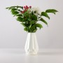 Ваза для цветов декоративная 20 см DH-FLOWERS-07 WHITE