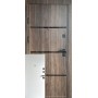 Двери входные Смоук (Элит Плюс) Redfort дуб табак / белое дерево
