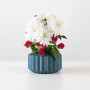 Ваза для квітів декоративна 7 см DH-FLOWERS-08 DARK BLUE