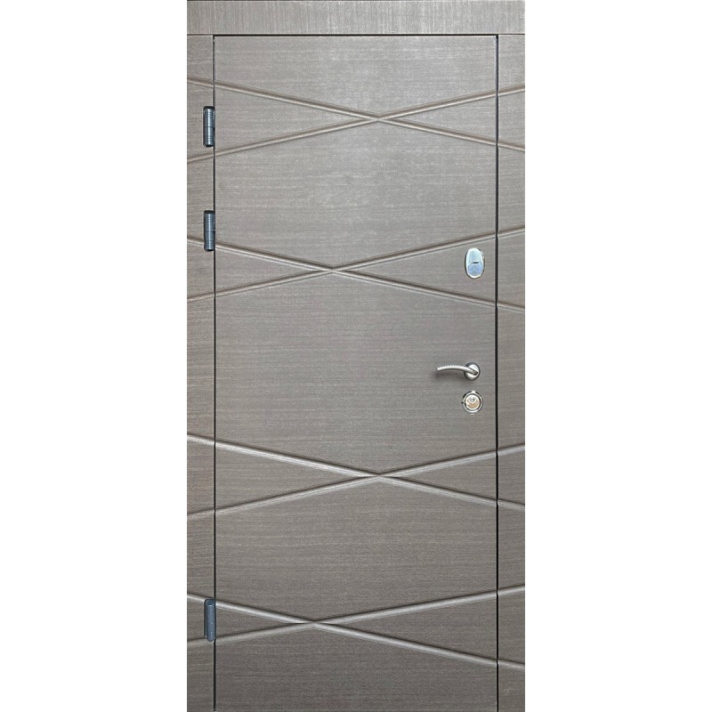 Вхідні двері Графіка (Акцент) Redfort венге сірий горизонт