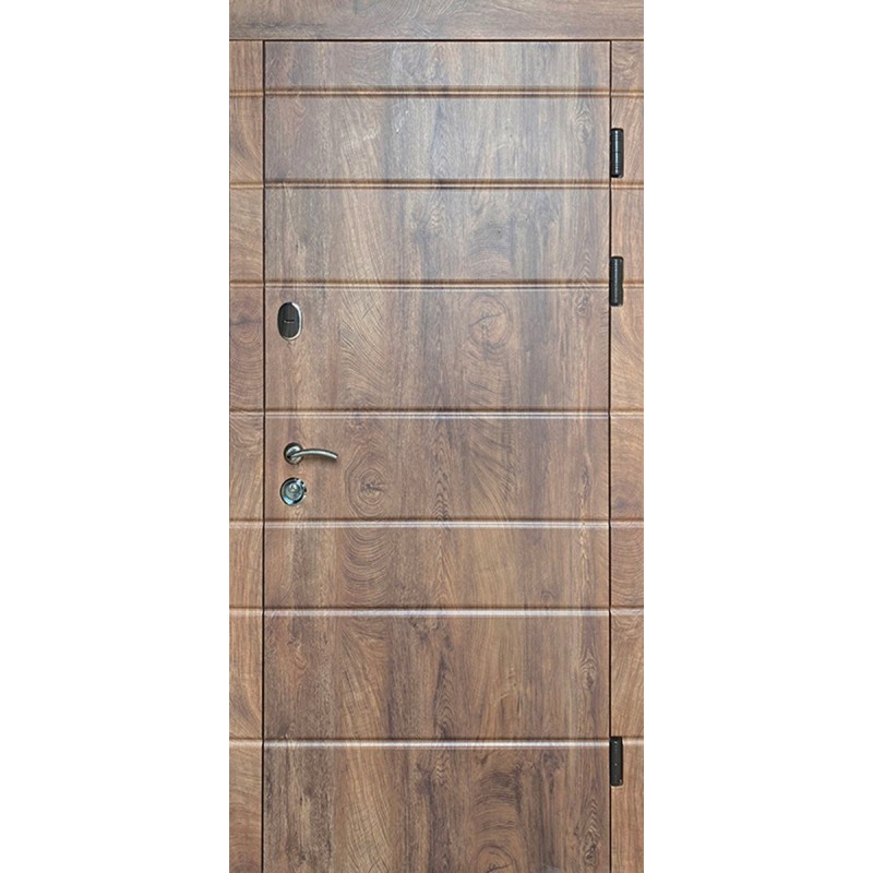 Двери входные Кантри (Акцент) Redfort срез дерева коньячный