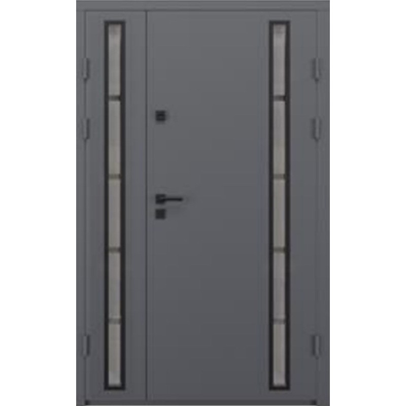 Двері вхідні Artiz СТ-101 1200 мм Artiz RAL 8019/дуб бронзовий