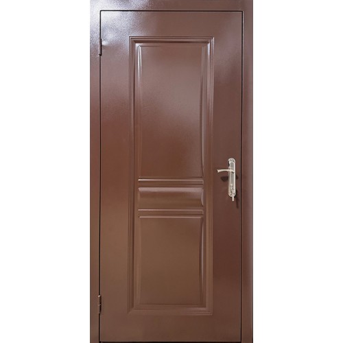 Двері вхідні Еко Техно (штампування) вуличні RAL 8017 зі складу Київ