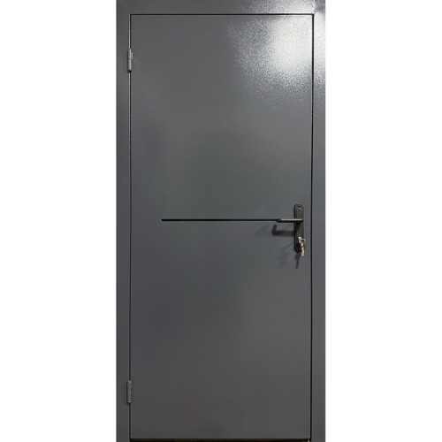 Двері вхідні Еко Техно (з молдингом) вуличні RAL 7024 зі складу Київ