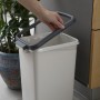 Відро для сміття без кришки BIN-02 12L GRAY