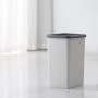 Відро для сміття без кришки BIN-02 12L GRAY