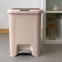 Мусорное ведро с крышкой и педалью BIN-03 18L BEIGE