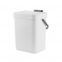 Відро для сміття з кришкою BIN-11 5L WHITE/ANTHRACITE