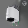 Держатель для зубных щеток со стаканами клейкий MVM BP-20 WHITE/BLACK