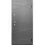 Двері вхідні Artiz Еко-4 титан горизонтальний / пішов горизонтальний