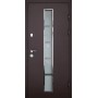 Двері вхідні Artiz СТ-101 (RAL 8019) RAL 8019/дуб бронзовий