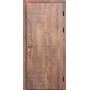 Двері вхідні Artiz ПЛ-18 спіл дерева коньячний/дуб крафт білий