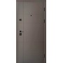 Двері вхідні Artiz ПЛ-19 темний хакі софттач/білий матовий гладкий темний хакі