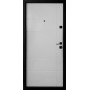 Двері вхідні Artiz ПЛ-19 темний хакі софттач/білий матовий гладкий темний хакі