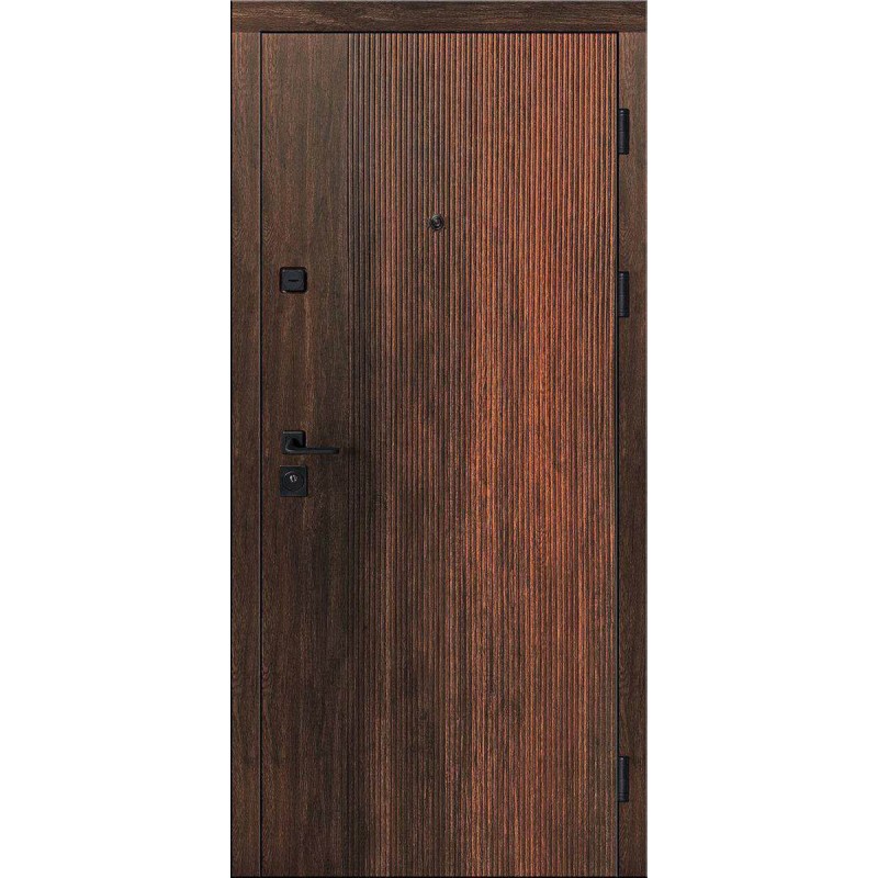 Двері вхідні Artiz КС-9/10 дуб тютюн/дуб немо срібний