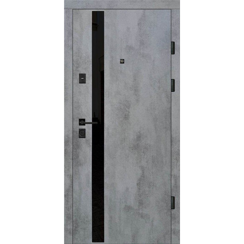 Двері вхідні Artiz КС-29 оксид темний/біла шагрень оксид темний/біла шагрень