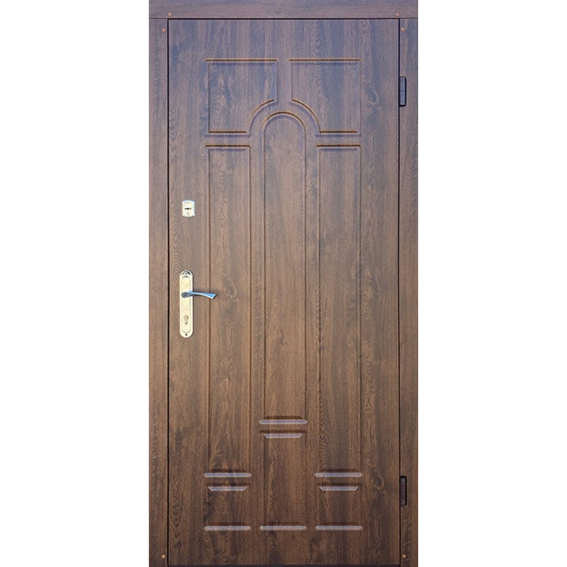 Двері вхідні Арка Redfort дуб бронзовий (ПВХ-02)