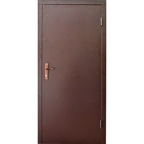 Двері вхідні Технічна Коричнева Redfort коричневий (RAL 8017)