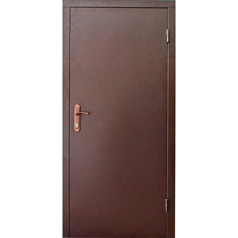 Двері вхідні Технічна Коричнева Redfort коричневий (RAL 8017)