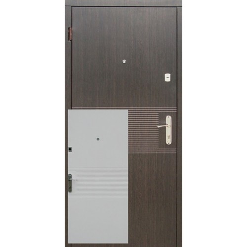 Вхідні двері Лайн Redfort венге/ясен білий структурний