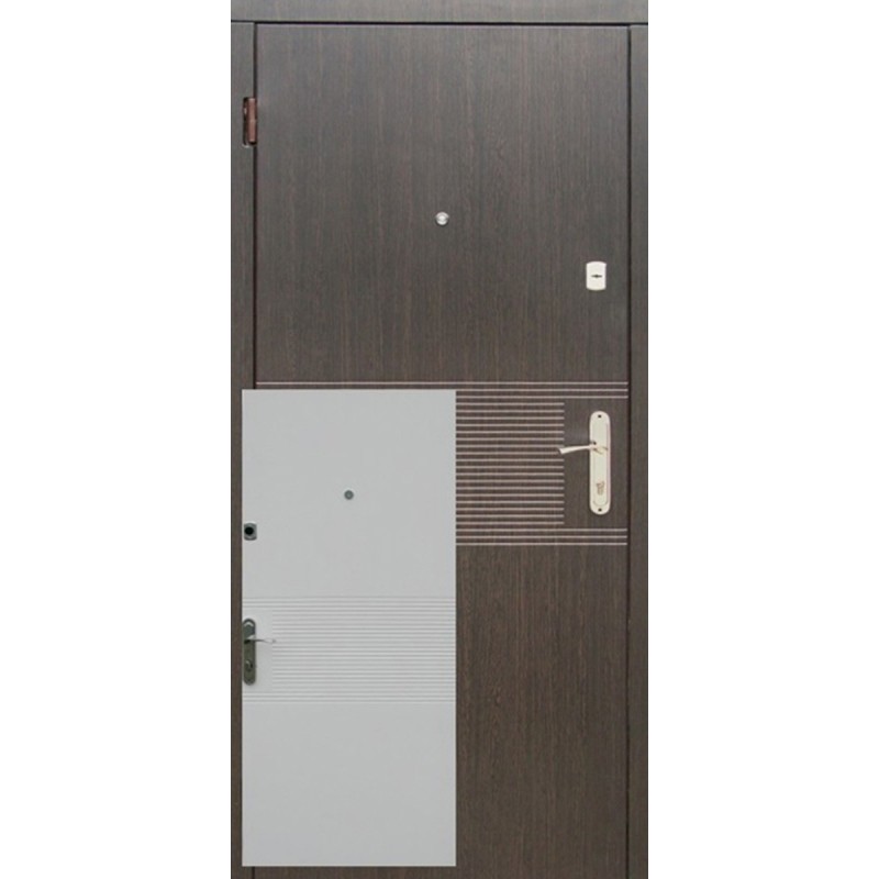 Вхідні двері Лайн Redfort венге/ясен білий структурний