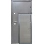 Вхідні двері Каліфорнія Метал/МДФ Redfort срібний антик/венге сірий горизонт