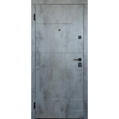 Двері вхідні Дует Redfort бетон світло-сірий