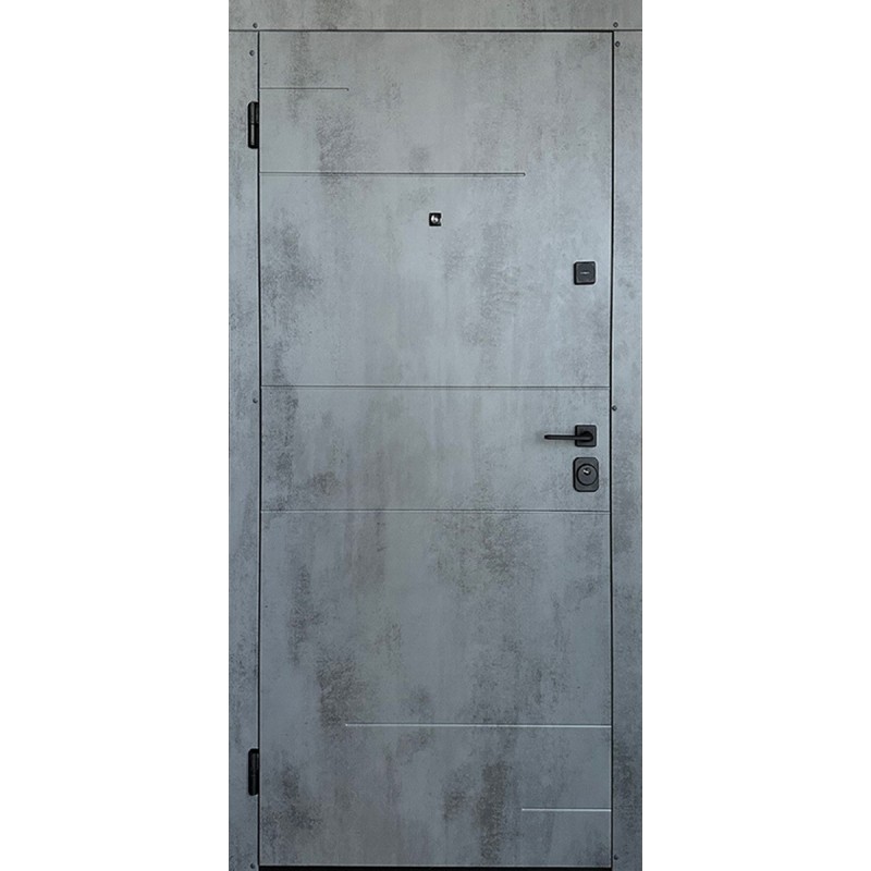 Двері вхідні Дует Redfort бетон світло-сірий