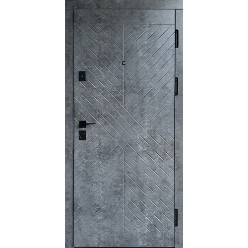 Вхідні двері Стоун Redfort мармур темний/бетон бежевий