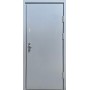 Двері вхідні Метал/МДФ 1200 мм зі склом Redfort сірий (RAL 7024)/антрацит