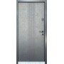 Вхідні двері Ніка Метал/МДФ Сіра Redfort сірий (RAL 7024)/цемент маренго