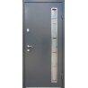 Двері Метал/МДФ зі склом