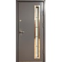 Двері вхідні Люкс Метал-МДФ Redfort сірий (RAL 7024)/антрацит