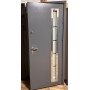 Двері вхідні Люкс Метал-МДФ Redfort сірий (RAL 7024)/антрацит