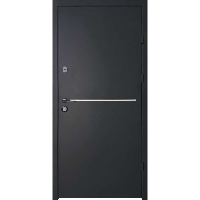 Двері вхідні City Light 1 RAL 9005 муар/астровайт