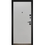 Двері вхідні City Style 3 чорна крокрень/олово супермат