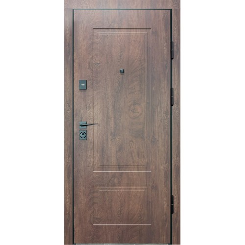 Двері вхідні City Max 4 спив дерева кінцевий/білий супермат